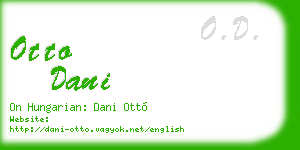 otto dani business card