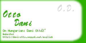 otto dani business card